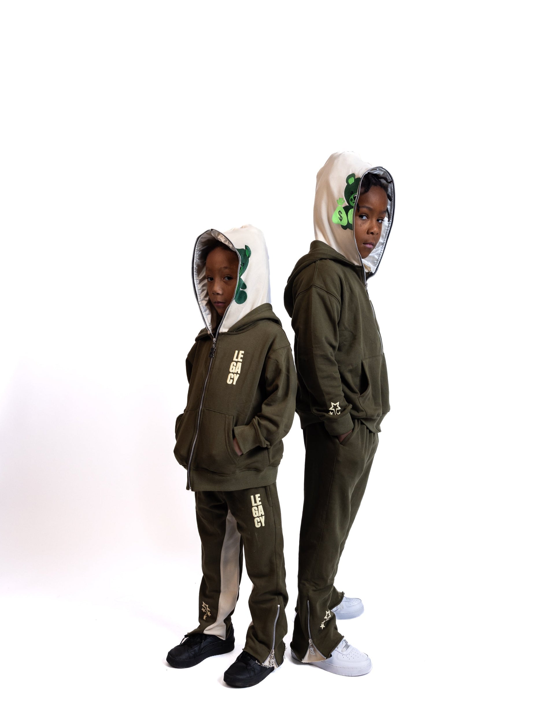 Money Green Flared Tracksuit