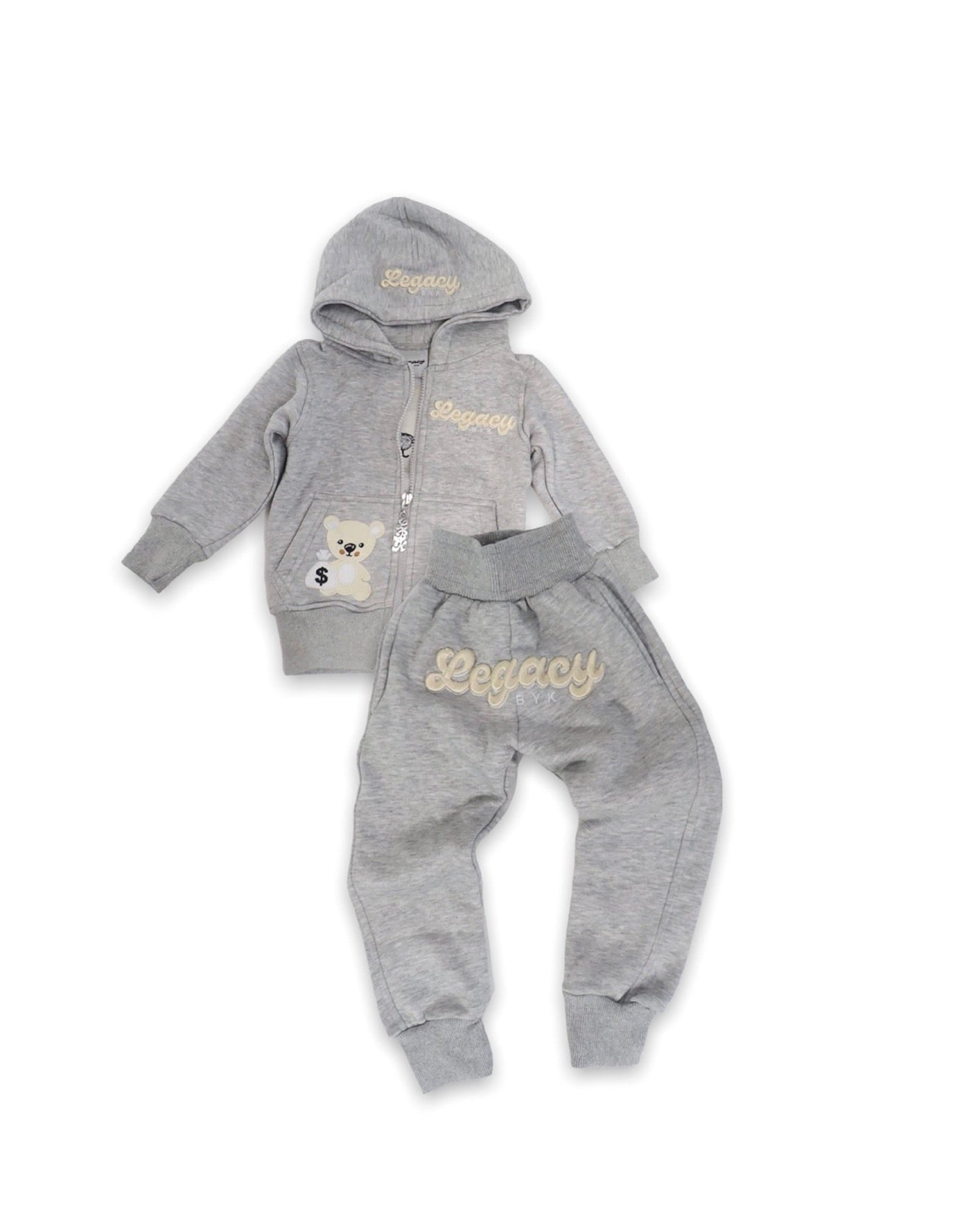 Grey Zip-Up Tracksuit