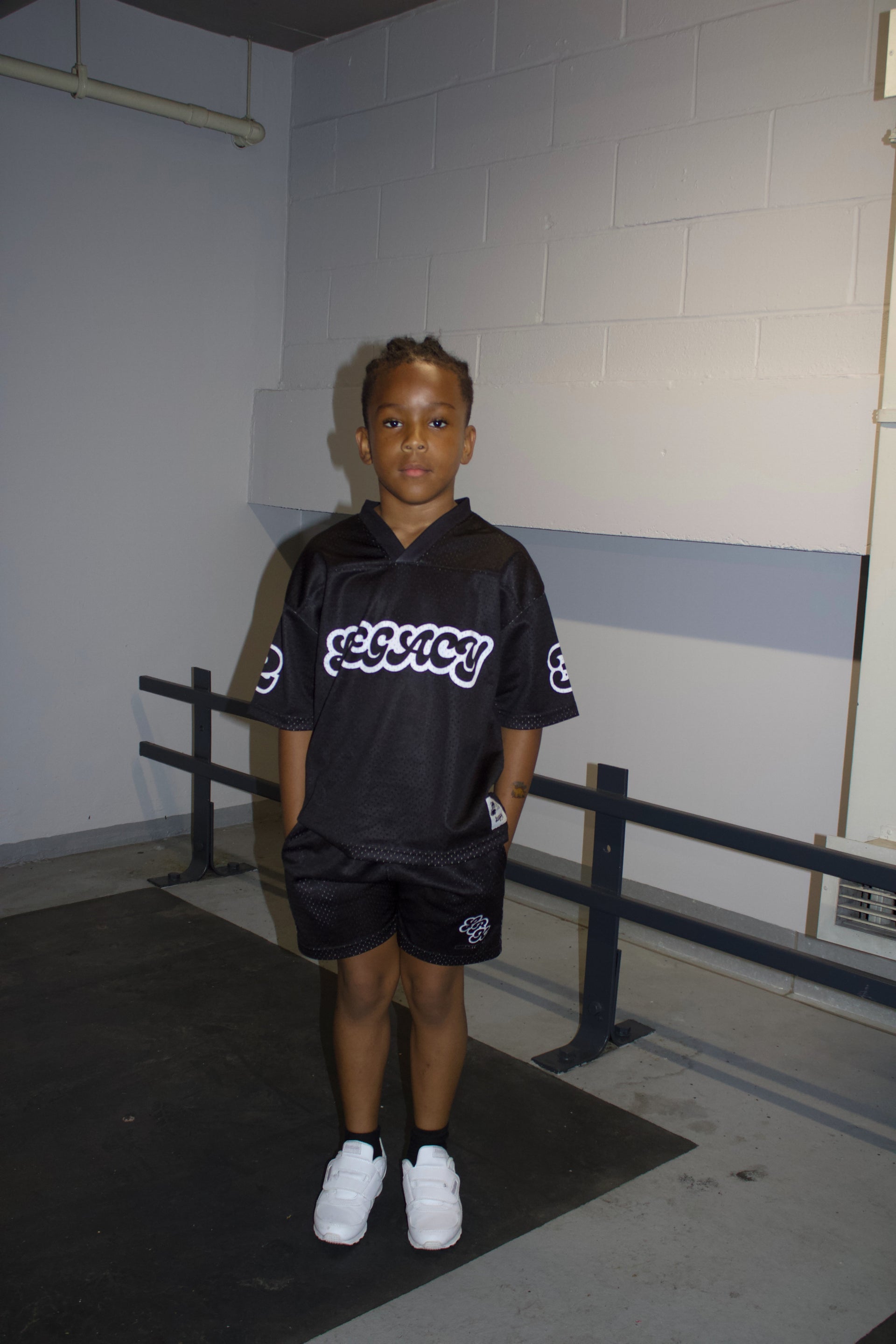 23 Jersey Mesh Set - Onyx Black